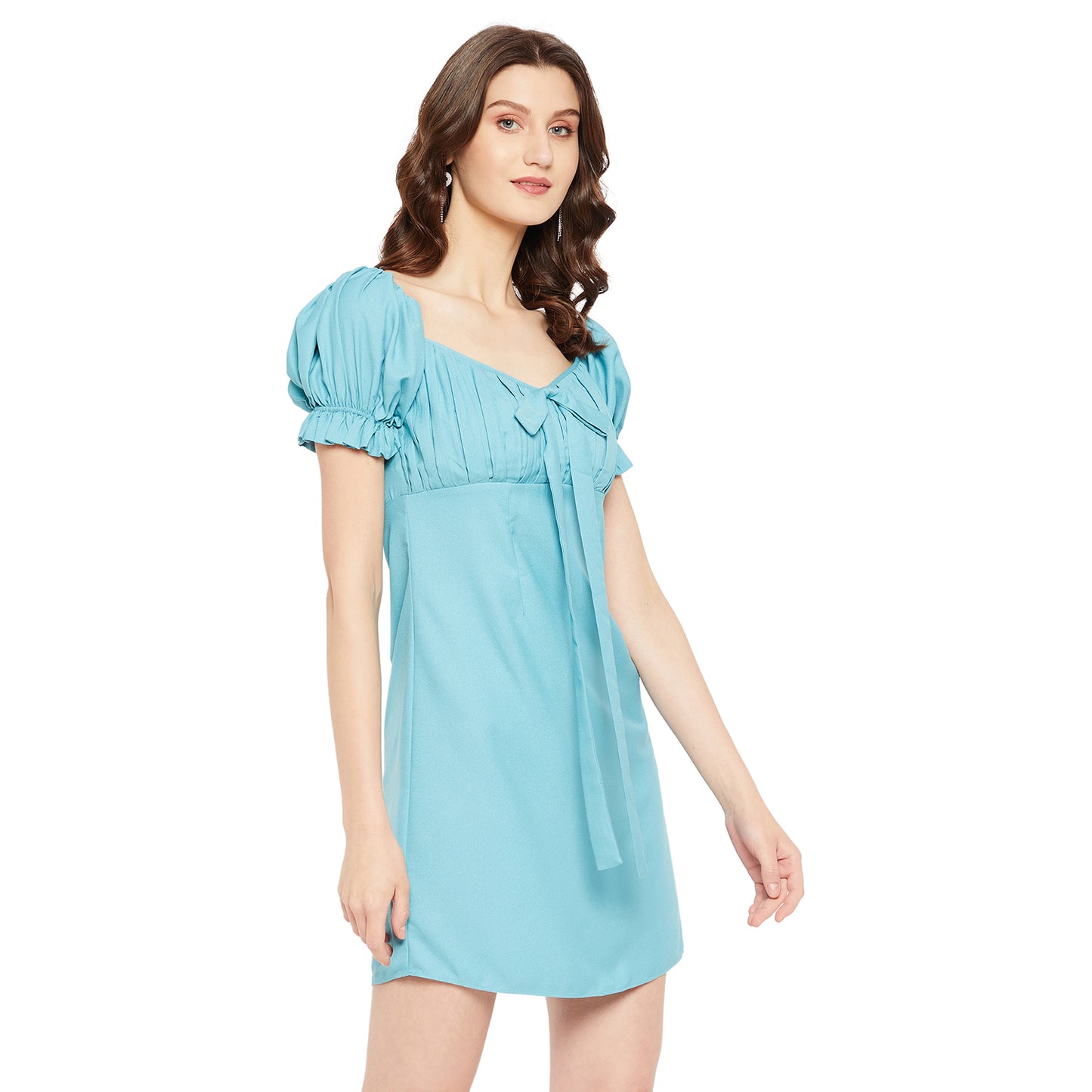 LY2 Green A-Line Dress